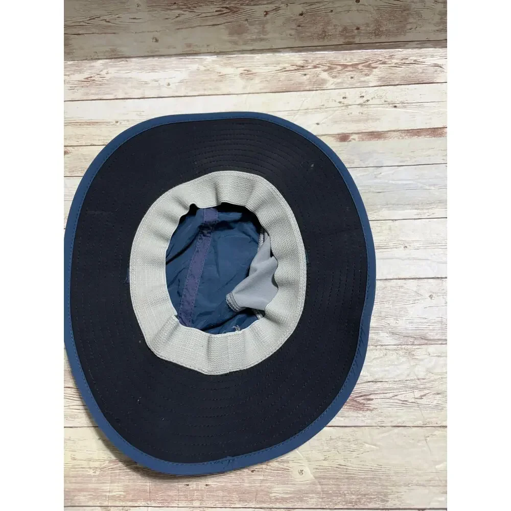 REI Co-op Youth Sun Hat Floppy Brim Breathable Mesh Side Panels Blue